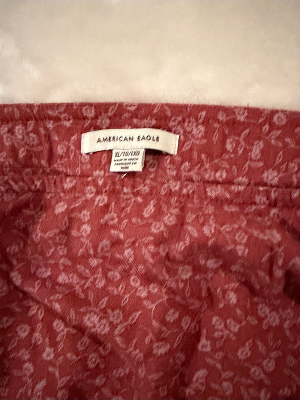 Aeropostale Mini Skirt in Dusty Rose Floral